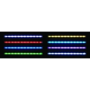 Wickes Avi Coloured LED Cabinet Striplight Kit 4 Pack