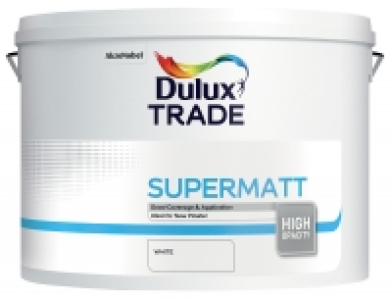 Dulux Trade Supermatt Emulsion Paint White 10L £30.00