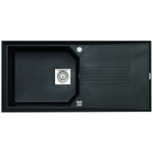 Rok Designer 1 Bowl Sink Black
