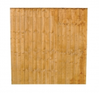 Wickes Featheredge Fence Panel 1.83m x 1.83m Autumn Gold