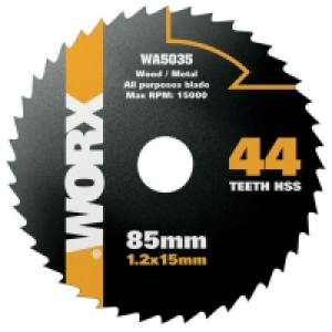Worx WA5035 Worxsaw 44T HSS Blade 85mm
