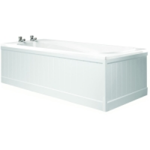 Wickes Bath Front Panel White Gloss Tongue & Grooved 1700mm £41.64