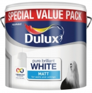 Dulux Special Value Matt Paint Pure Brilliant White 6L