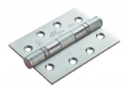 4FIREDOORS Ball Bearing Hinges Satin Steel 102 x 76 x 3mm PK