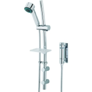 Wickes  Wickes Line Thermostatic Mixer Shower Chrome