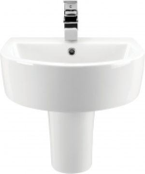 Wickes Style Basin with Semi Pedestal 500mm £110.00