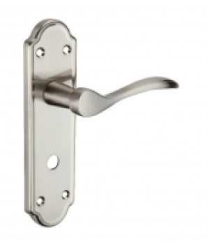 Wickes Romano Bathroom Handle Satin Nickel Finish £10.69