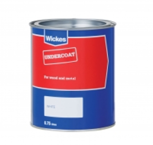 Wickes Value Undercoat Paint White 750ml