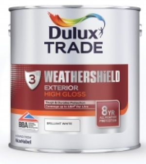 Dulux Trade Weathershield Gloss Pure Brilliant White 2.5L £33.43
