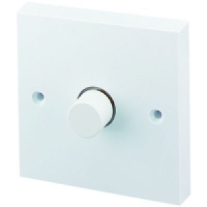 Plastic Dimmer 1 Gang White £2.99