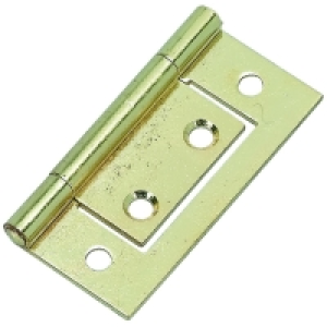 Wickes Flush Hinge Brass Plated 51mm 2 Pack £2.49