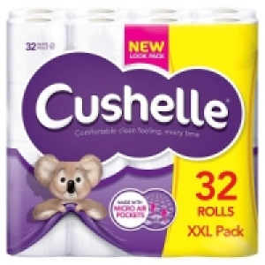 Cushelle White Roll 32 Rolls £16.79