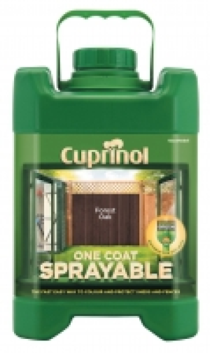 Cuprinol 1 Coat Sprayable Forest Oak 5L £17.99