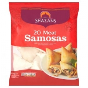 Meat Samosas £3.50