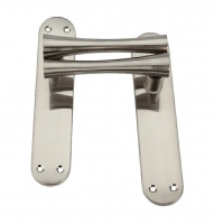 Wickes Bella Latch Handle Satin Nickel Finish £15.49