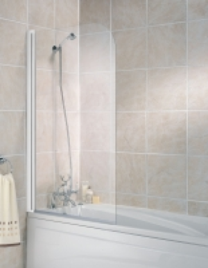 Wickes Half Bath Screen White Frame 1400mm £59.99