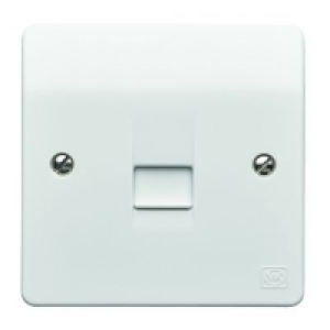 MK Master Telephone Socket 1 Gang K0422RPWHI £6.35