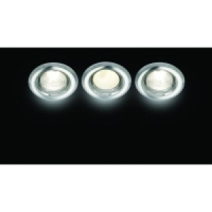Wickes Energy Efficient Downlight Chrome 4 Pack £9.99