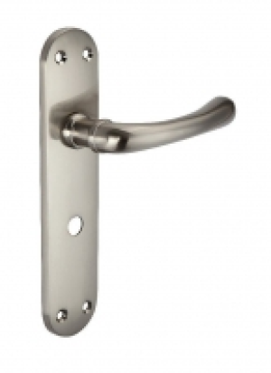 Wickes Gianni Bathroom Handle Satin Nickel Finish