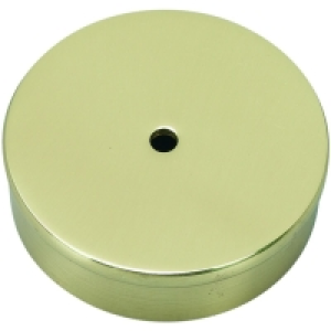 Wickes  Wickes Brass Effect Handrail End Caps Pack 2