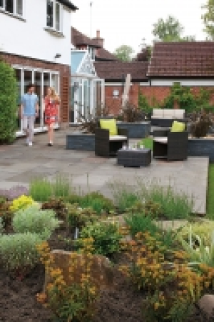 Marshalls Indian Sandstone 15.2m2 Patio Pack - Grey Multi