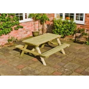 Rowlinson Wooden Picnic Table 1.5x1.5m £99.00