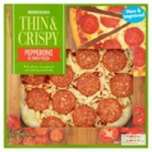 Morrisons Pepperoni Thin & Crispy Pizza £2.00