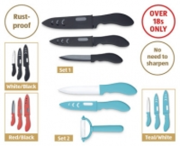 Aldi  Ceramic Knives Set