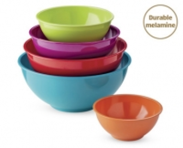 5 Piece Melamine Bowl Set