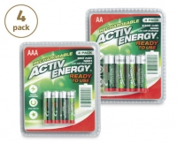 Aldi  Ready To Use Rechargeable Batteries