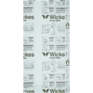 Wickes Durable Acrylic Sheet 90cmx1.8m £29.99