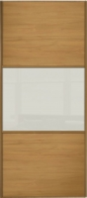 Wickes Sliding Wardrobe Door Wideline Oak Panel & Soft White £149.00