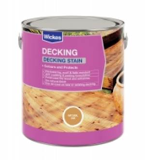 Wickes Decking Stain 2.5L Natural Oak £19.99