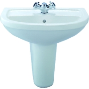 Wickes Fiji Basin with Semi Pedestal 550mm £210.00