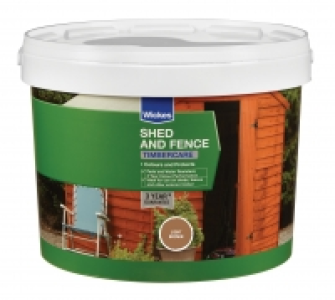 Wickes Shed & Fence Timbercare Light Brown 6L £6.99