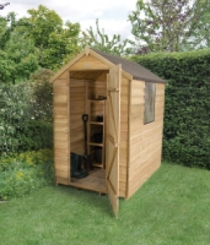 Wickes Overlap Pressure Treated Apex Shed 4x6 £219.99