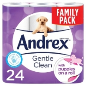 Andrex Puppies on a Roll 24 Rolls £13.19
