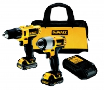 DeWalt DCK211S2 Drill Driver & Impact Driver Cordless Twin P £99.99