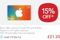 Cooperative Food  iTunes Gift £25 Gift Cards