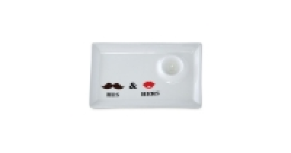 Mr and Mrs Egg Plate