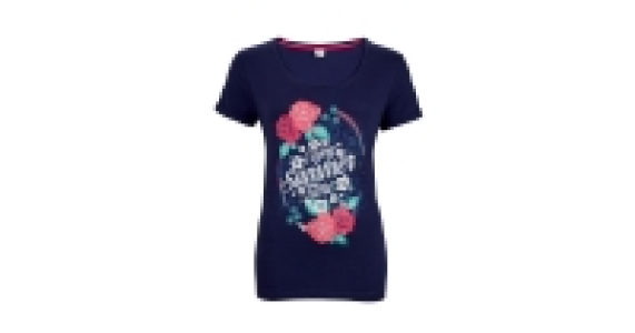 Ladies Summer Print Holiday T-Shirt