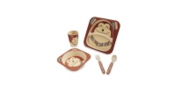 Monkey Bamboo Dinner Set