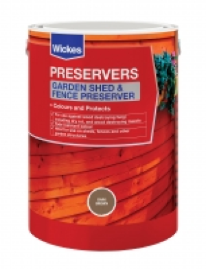 Wickes Shed & Fence Preserver Dark Brown 5L
