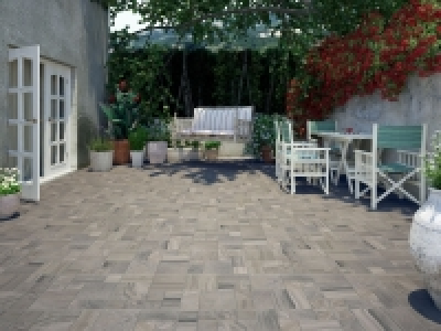 Wickes Modular Stone Effect Grey Porcelain Floor Tile 436 x