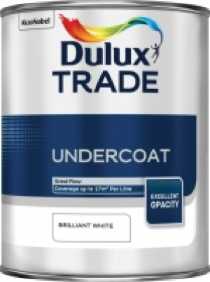 Dulux Trade Undercoat Paint Brilliant White 1L
