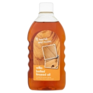 Wilko Boiled Linseed Oil 500ml £3.50