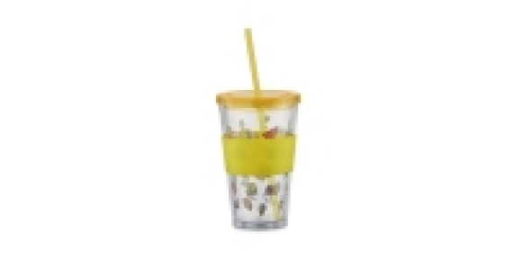 Yellow Straw Cup
