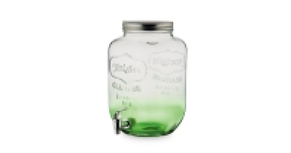 7.6L Glass Drinks Dispenser