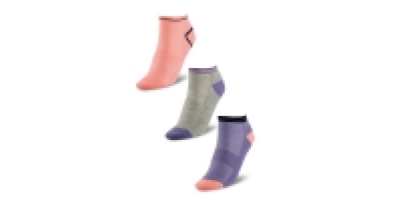 Peach/Purple/Black Trainer Socks
