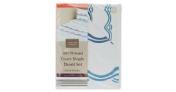 Waves Single Duvet Set